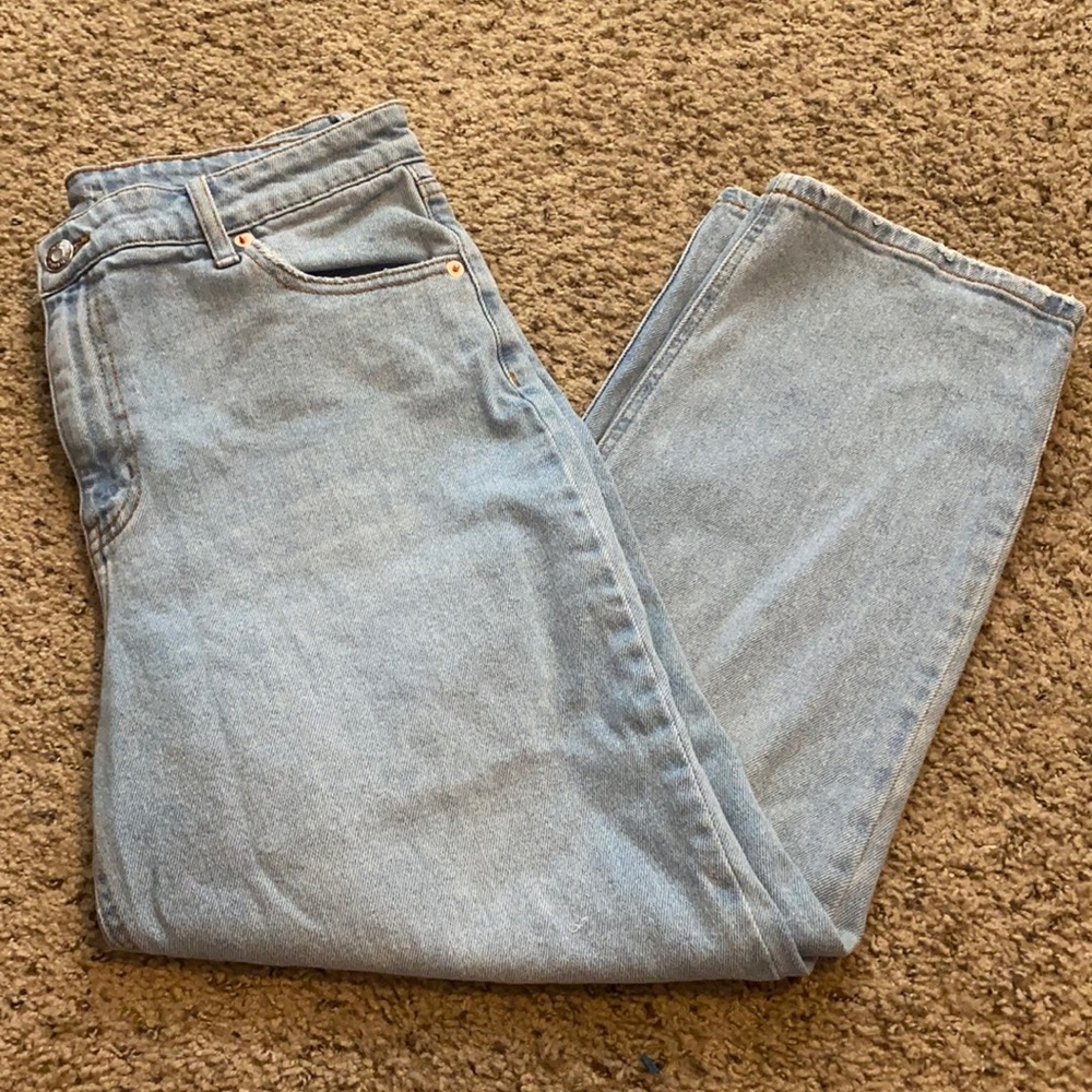 High Rise Straight leg jeans